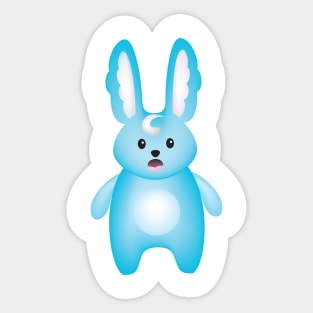 Surprised Rabbit Sticker